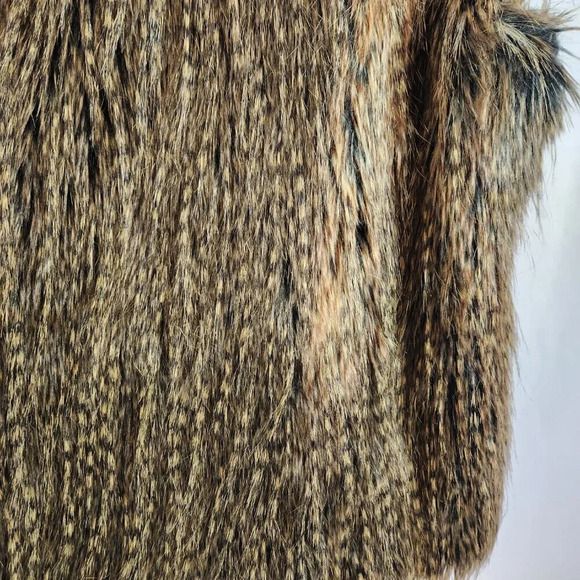 Regal Faux Fur Brown Vest w/ Hat Womens 2XL NWT - Picture 11 of 15